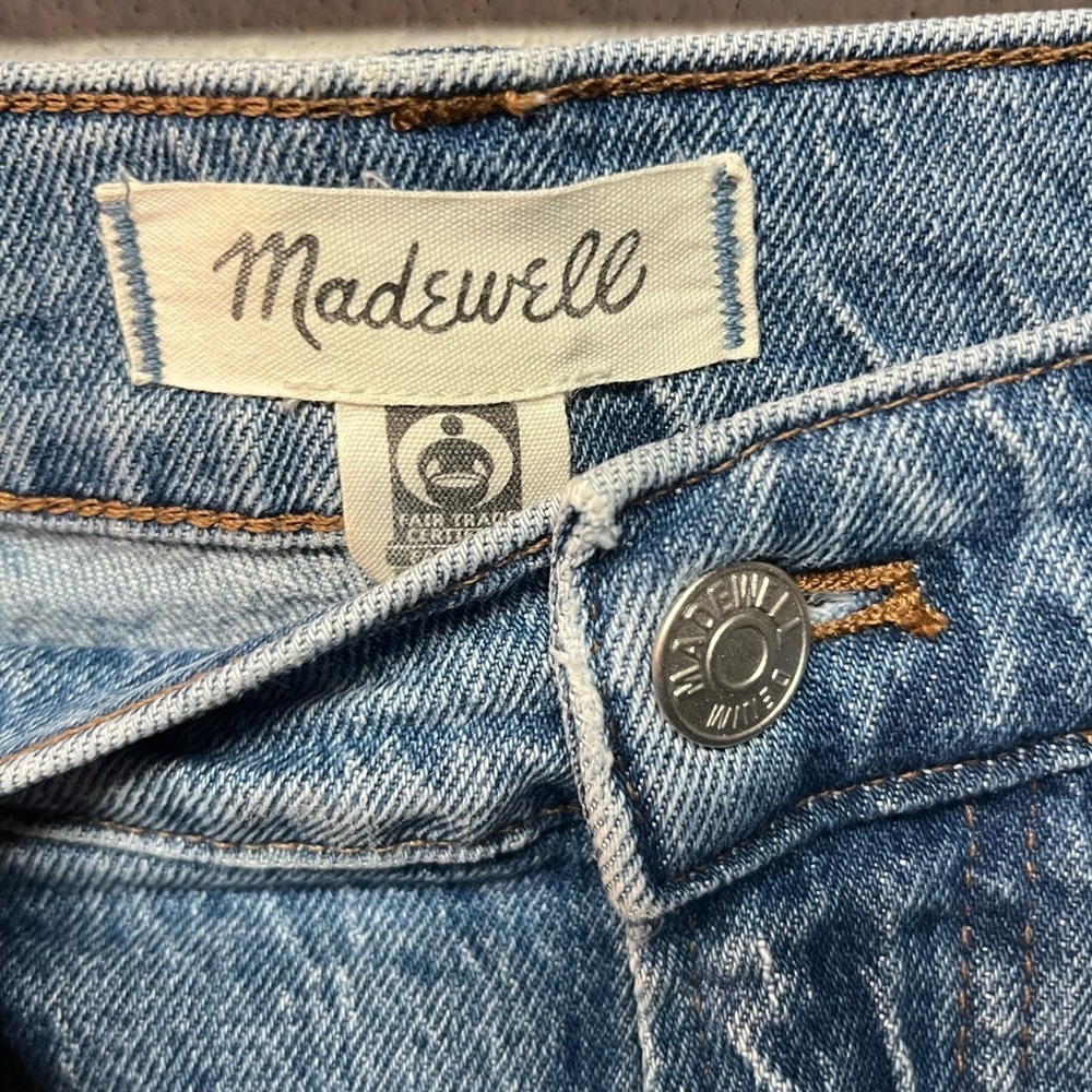 Madewell Blue Denim Jeans Size 26P - Picture 3 of 5